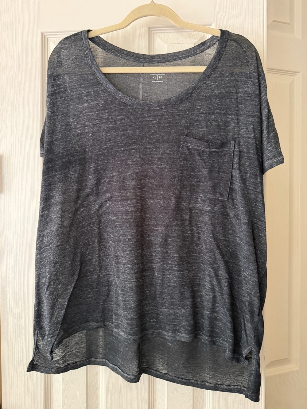 Old Navy boyfriend lightweight grey shirt